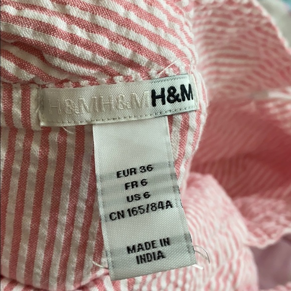 Pink Striped Halter Fit and Flare Dress - Picture 5 of 5